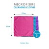 schone Microfibre Cleaning Cloths 3 Pack – Soft, Reusable, Streak-Free