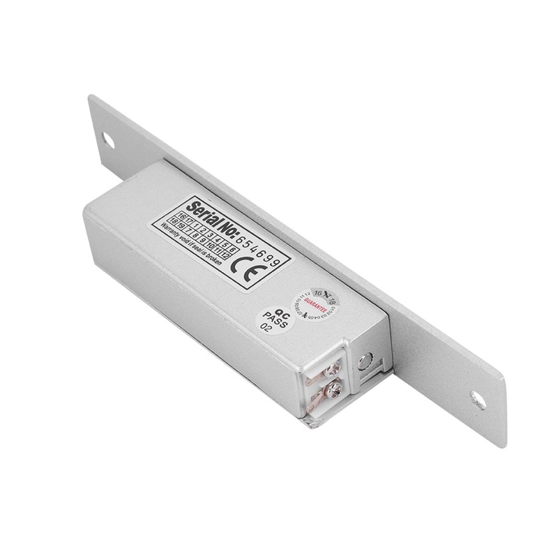 MUNEFE Access Control Electric Strike Door Lock, Electric Lock for