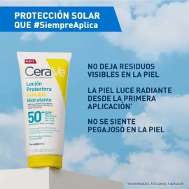 Cerave Loción Protectora Invisible Hidratante 50FPS 75ml