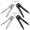 Mesee 8 Pieces Pocket Keychain Screwdrivers, Key Chain Flathead &