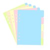 hocadon 30 Sheets/6 Sets A5 Dividers 6 Hole Index A5