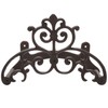 MyGift Brown Heavy Duty Cast Iron Outdoor Garden Hose Hanger