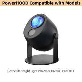 PowerHOOD 5V USB-C AC/DC Adapter Compatible with Govee Star Night Light Projector H6093 ‎H6093011 5VDC DC5V 5volt 5.0 Volts USB Type-C Power Supply Cord Wall Plug Charger Cable PSU Mains