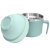 Portable Lunch Box Double Layer Thermal Noodle Bowl with Handle
