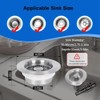 Stainless Steel Sink Drainer Anti-Clogging Basket Water Filter Sink Filter