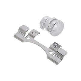 TCMT Fuel Door Push Button Gas Oil Cap Tank Fit ForTouring1992-2024 Electra Glide Street Glide Ultra Limited Tour Glide Road Glide 2014-2025 Tri Glide Ultra