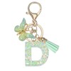 PATIKIL Alphabet Initial Letter Keychain, Resin Cute Keychains with Tassel