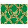 Caspari Acanthus Trellis Small Gift Bag in Green - 1