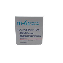 M-61 PowerGlow Peel 1-Minute 1 Step Exfoliating Facial Peel - 10 Treatments
