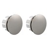 Homevacious Sink Basin Trim Overflow Cover Brushed Nickel Brass Insert