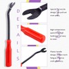 Swpeet 41Pcs Poly Rivet Gun Set with 1Pcs Rivet Removal