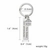 CMJ New Home New Adventures Rectangle Key Ring House Warming