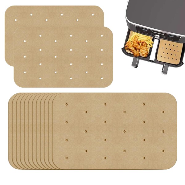 200Pcs Air Fryer Liners Disposable - Large Rectangle Parchment Paper