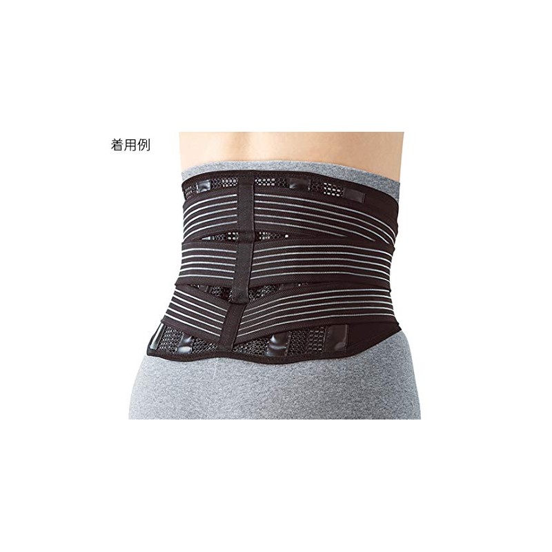 三進興産 sorubo Breeze, Softness Lower Back Guard Triple Support Black