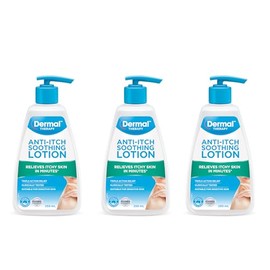 Dermal Therapy Anti-Itch Soothing Lotion - Large Area Itch Relief Lotion for Dryness and Itch; Paraben-Free, Gentle and Non-Irritating, Topical Hydrating Moisturiser for Irritation (3)