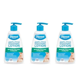 Dermal Therapy Anti-Itch Soothing Lotion - Large Area Itch Relief Lotion for Dryness and Itch; Paraben-Free, Gentle and Non-Irritating, Topical Hydrating Moisturiser for Irritation (3)
