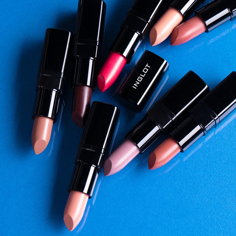 Inglot LipSatin Lipstick, Excellent Coverage, Makes Lips Smooth, Well Nourished