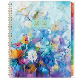 2026-2028 Monthly Planner - 3 Year Planner 2026-2028, JAN 2026 - DEC 2028, 2026 Calendar Planner with 36 Monthly Tabs, Notes Pages, Inner Pocket, Great for Long-Term Planning