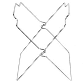 Yosoo123 Kitchen Rack Stainless Steel Foldable Garbage Bag Rack Stand Trash Bag Rack Holder Kitchen Utensils