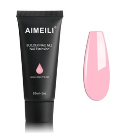 AIMEILI Nail Extension Gel 30 ml Light Pink Gel Builder Acrylic Nail Extension Nude Pink Nail Extension Gel Nail Enhancement Gel Nude Pink 013