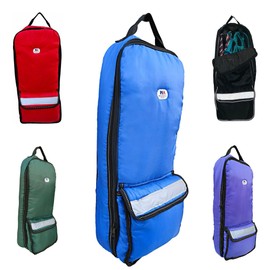 Majestic Ally Halter Bridle Carry Bag - Reflective, Padded with Front Large Pocket Tack Carry Bag to Keep Horse Tack Clean and Safe (Royal Blue)