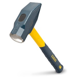 ESTWING Sure Strike Blacksmith's Hammer - 64 oz Metalworking Tool with Fiberglass Handle & No-Slip Cushion Grip - MRF64BS