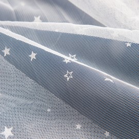 Portable Blackout Blind 90x150cm Blackout Curtains Simple Easy to Stick On Window No Drill Blackout Blind Curtain UV And Sun Protection (Dark Blue Star with Voile, 59''Wx78''L/150x200cm 1 Panel)