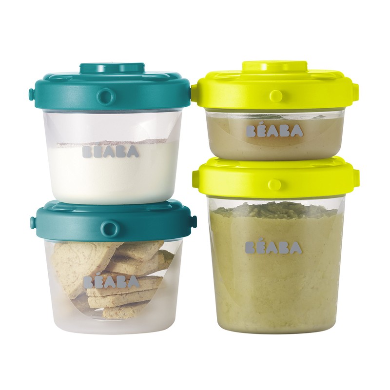 BÉABA - Set of 6 Baby Food Storage Container -