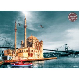 Anatolian 1000 Piece Puzzle - Ortakoy Mosque Nostalgia Puzzle, Multicolor (PER3171)