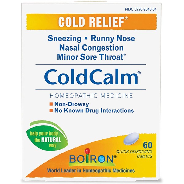 Boiron Coldcalm Quick-Dissolving Tablets 60 Tablets (Pack of 5)