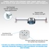 OHLECTRIC Saf-T-Bar for Ceiling Fan and Light Fixture - Ceiling