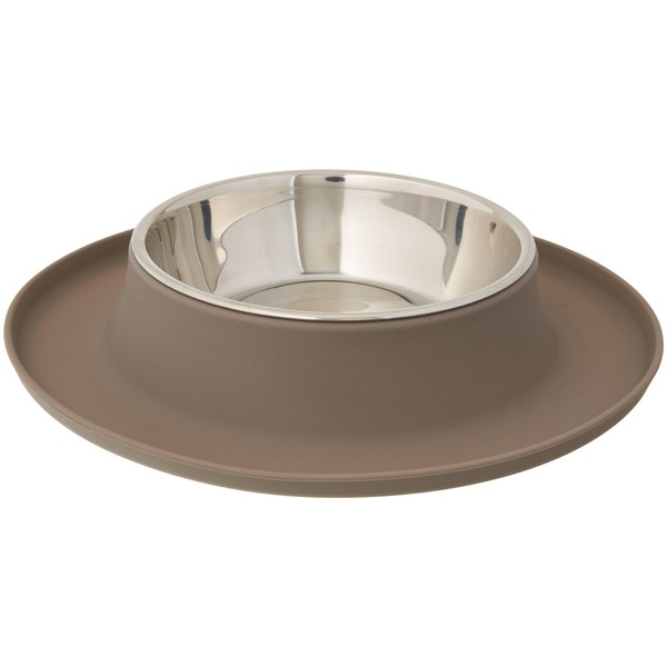 Messy Mutts Single Silicone Feeder with Stainless Bowl