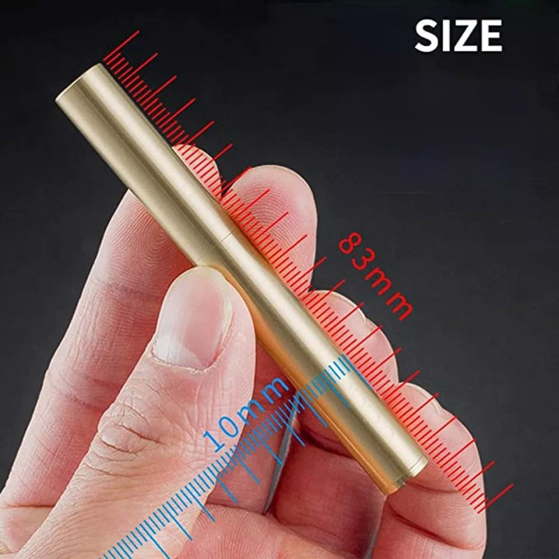 Amposei Encendedor De Cobre De Queroseno, Encendedor Mecha-plateado