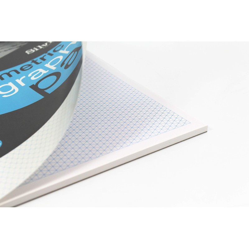 Silvine A4 Professional Graph Pad. 50 Sheets of Quality 90gsm