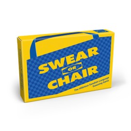 Swear or Chair – Hilarious Adult Party Game of Scandinavian Swear Words vs Furniture Names – 56 Cards – Fun Group Word Game for Adults – Quick, Easy, and Outrageously Entertaining – Ages 18+
