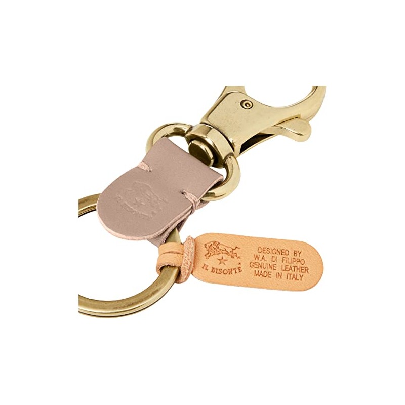 Il Bisonte Key Chain SKH016 (Old Model Number: C0551), Tortora,