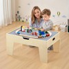 VEVOR Multi-Purpose Activity Play Table, 290 Building Bricks and 30-Piece