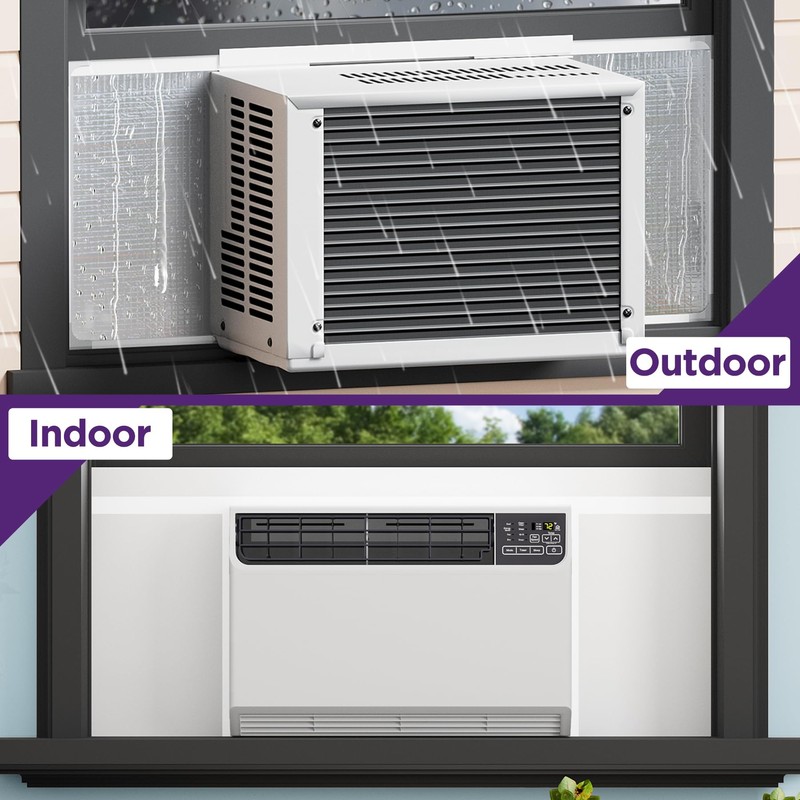 Mxclimate Window AC Insulated Foam Panels with Aluminum Foil Heat