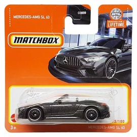 Matchbox - Mercedes-AMG SL 63 - MBX Showroom 72/100 - HVN62 - Short Card - schwarz metallic - Cabriolet - Superfast Lesney - Mattel 2024-1:64