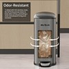 MRBIN 1.6 + 10.6 Gallon Stainless Steel Trash Can Combo