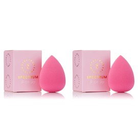 Spectrum Collections Wonder Makeup Sponge, Beauty Blending Sponge for Under Eye Concealer and Foundation, Latex Free Makeup Blending Sponge for a Flawless Base, Pink Duo Pack