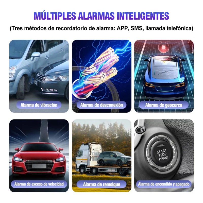 Mini Gps Tracker Auto Tiempo Real 6000mah 2g 4g Con
