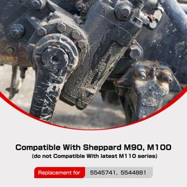 QBselecar Shaft Sector Seal Kit Compatible with Sheppard M100 M90 Power Steering Gear, Replace for 5544881 5545741