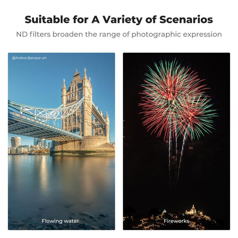 K&F Concept 52mm ND8 (3 Stop) ND Lens Filter Camera