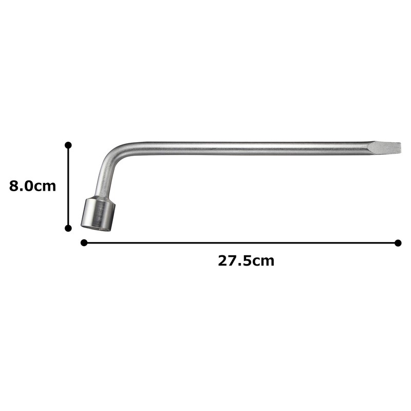 Tone LWR-19 Lever Tire Wrench, 2-Sided Width 19 mm (0.75