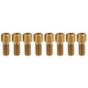 RISK 8Pcs Mountain Bike Pedal Bolts Titanium Alloy Anti Slip