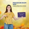 ADA CENTRAL SIGNS - 6" X4" Procedure Room Sign -