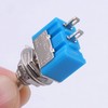 Taiss 10PCS SPST Mini Toggle Switch 2 Pin 2 Position