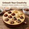 Hemoton Ceramic Escargot Baking Dish, 12 Holes Snail Plate with