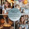 10 x Children's Invitation Cards Invitation Children's Birthday Cat Party